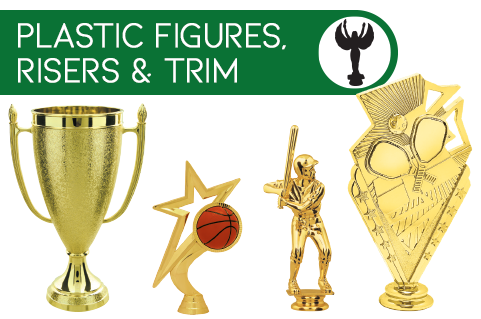 Plastic Figures, Risers and Trim